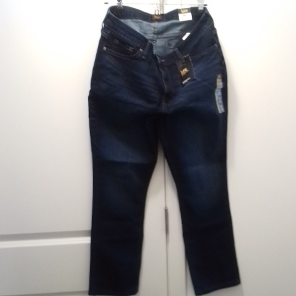 Lee Women's Dark Blue Straight Leg Jeans